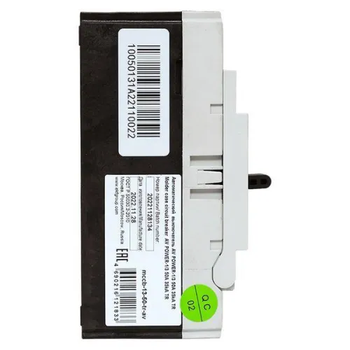 Выключатель автоматический 3п 50А 35кА AV POWER-1/3 TR AVERES EKF mccb-13-50-TR-av фото 6