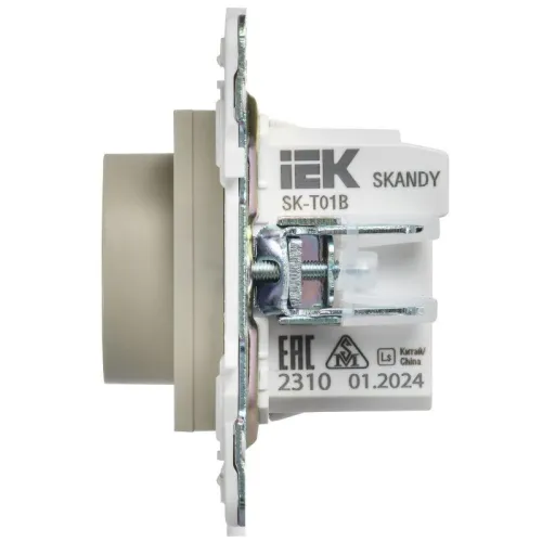 Термостат электронный SKANDY SK-T01B с индикацией беж. IEK SK-RT11-K10 фото 3