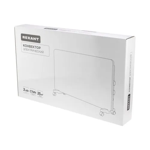 Конвектор электрический с механическим термостатом 2кВт СТИЧ-нагревательный элемент Rexant 60-0095 фото 4