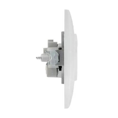 Розетка 1-м СП Валенсия 10А IP20 без заземл. защ. шторки бел. PROxima EKF EWR10-022-10 фото 3