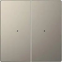 Клавиша Merten D-Life PlusLink для 2-кл. выкл. без символов SD никель SchE MTN5220-6050