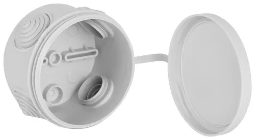 Коробка распаячная для ОП 70х50мм сер. Ruvinil 67020М фото 2