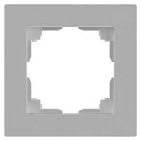 Рамка 1-м СП Accent 6-501-03 алюм. Intro Б0063742