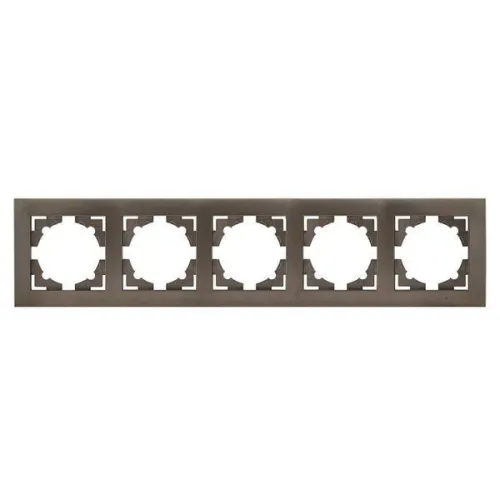 Рамка 5-м Валенсия графит EKF EWM-G-305-60 фото 2