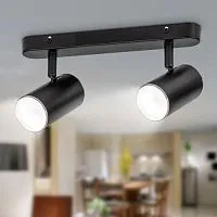 Светильник OL35-2 BK MR16 GU10 IP20 настенно-потолочный спот черн. хром ЭРА Б0056364