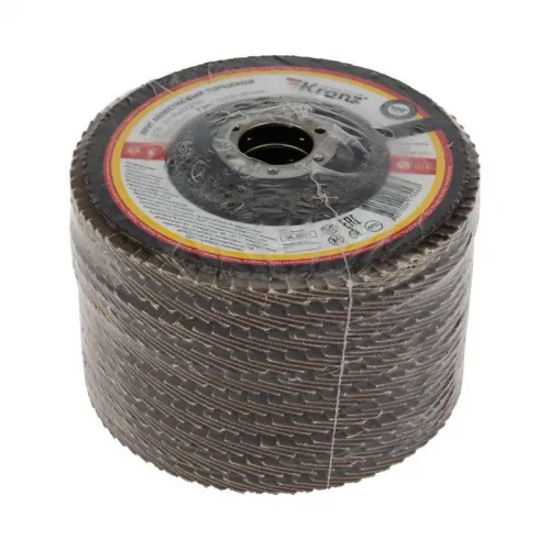 Круг лепестковый торцевой P 80 125х22.2мм Kranz KR-90-0014 фото 2