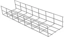 Лоток проволочный усиленный 200х100 L3000 сталь 4мм оцинк. IEK CLWG10-100-200-3