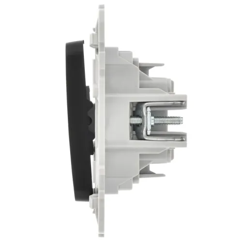 Выключатель 2-кл. СП FLITE ВС12-1-0-ФлЧ 10А механизм черн. IEK FI-V20-0-10-1-K02 фото 5