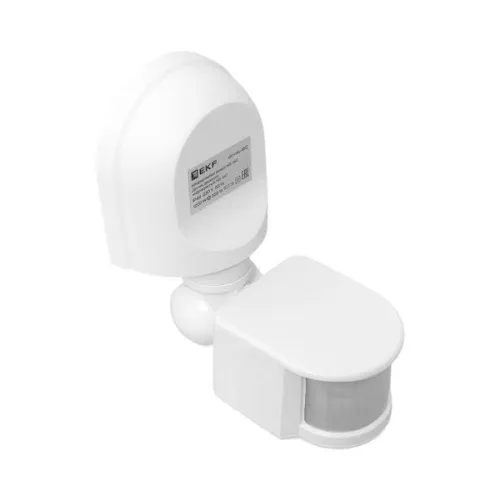 Датчик движения (ИК) MS-16C (ДД) настен. 1200Вт 180град. до 12м (рег.) IP44 EKF dd-ms-16C фото 3