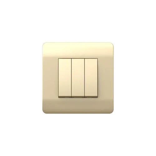 Переключатель 3-кл. NEW3-E 10А шампань CHINT 431508