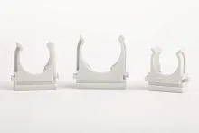 Держатель для труб (клипса) d20мм для монтажн. пистолета пластик Ruvinil К01220