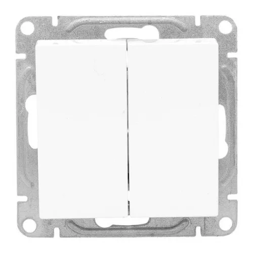 Выключатель 2-кл. СП Эпика механизм бел. EKF UP1-SWW-20 фото 3