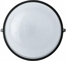 Светильник ЛОН 94 811 NBL-R1-60-E27/BL 1х60Вт E27 IP54 (аналог НПБ 1301 черн. круг 60Вт) Navigator 94811