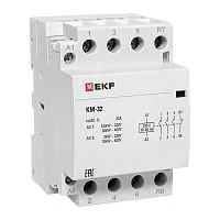 Контактор модульный КМ 32А 3NО+NC (3 мод.) EKF km-3-32-31