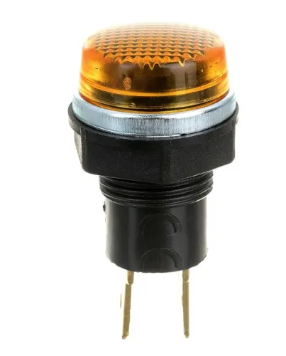 Арматура сигнальная 14мм с лампой 24В желт. EMAS S140NS2 фото 3