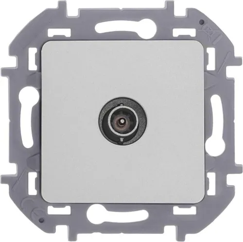 Розетка телевизионная оконечная TV Inspiria 10дБ 5-862мГц механизм алюм. IEK 673872 фото 2