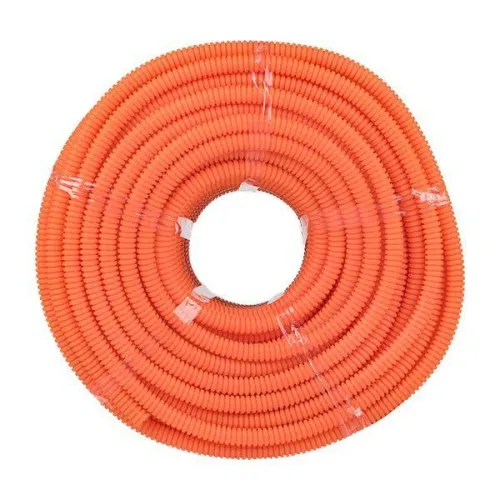 Труба гофрированная ПНД d16мм с протяжкой оранж. (уп.100м) Plast PROxima EKF tpnd-16-o фото 2
