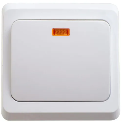 Выключатель 1-кл. СП Этюд 10А IP20 с подсветкой бел. SE BC10-005B фото 4