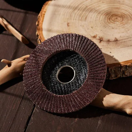 Круг лепестковый торцевой P80 115х22.2мм Kranz KR-90-0007 фото 2