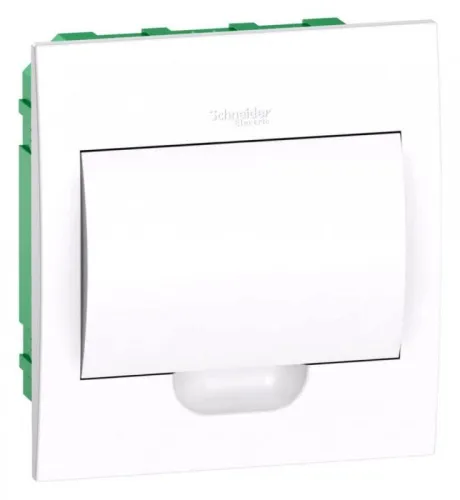 Бокс встраиваемый СП City9 Box 1 ряд 8мод IP40 IK07 63А 2 клеммы с бел. дверцей SE EZ9E108P2FRU фото 2