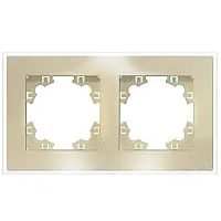 Рамка 2-м Афина стеклянная зол. UNIVersal 2291