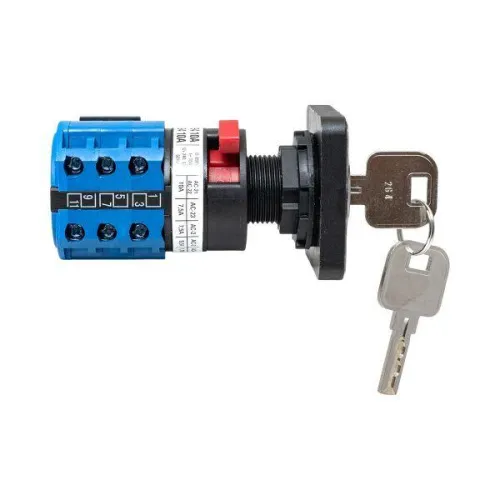 Переключатель кулачковый ПК-1-194 10А с ключом для амперметра PROxima EKF pk-1-194-10 фото 15