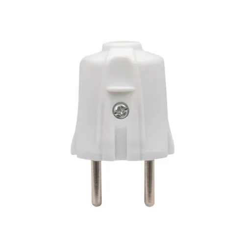 Вилка прямая 10А 250В без заземл. бел. PROxima EKF AVP10-10-r фото 4