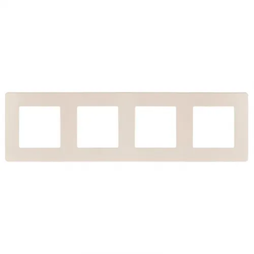 Рамка 4-м 12-5104-02 сатин сл. кость Эра Б0052530