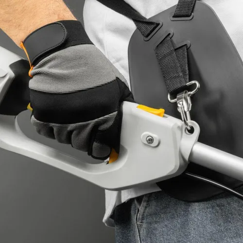 Триммер электрический KR-1400 1400Вт 420/255мм катушка+диск разборная штанга Kranz KR-16-1212 фото 2