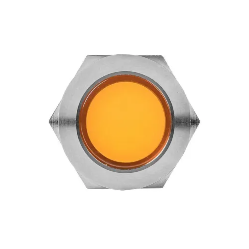 Лампа сигнальная S-Pro67 19мм желт. 230В EKF s-pro67-331 фото 4