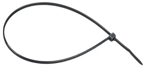 Хомут 4.8х370мм P6.6 съемный черн. (уп.100шт) IEK UHH13-D048-370-100-K02 фото 2