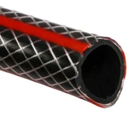 Шланг поливочный ПВХ усиленный премиум пищевой трехслойн. армир. 1/2 25м черн./красн. Вихрь 73/7/2/10 фото 5