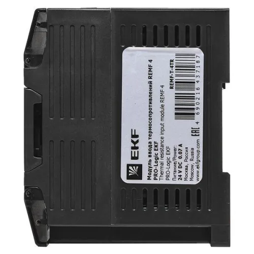 Модуль ввода термосопротивлений REMF 4 PRO-Logic (с поверкой) EKF REMF-T-4TR-V фото 7