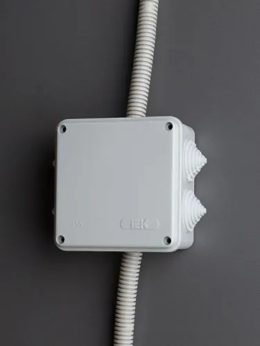 Коробка распаячная ОП 100х100х50 IP55 KM41234 IEK UKO11-100-100-050-K41-55 фото 3