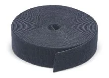 Лента-липучка ROL-5x25-BK 25х5000мм черн. (рулон) Cabeus 9381c