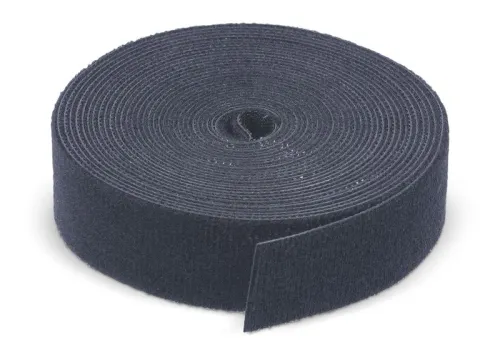 Лента-липучка ROL-5x25-BK 25х5000мм черн. (рулон) Cabeus 9381c