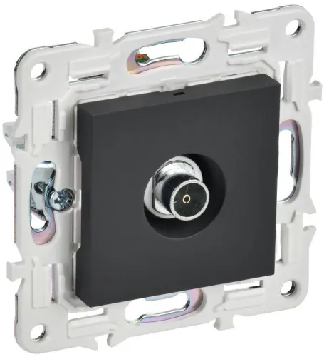 Розетка TV оконечная SKANDY SK-A12G графит IEK SK-A10-O-K53