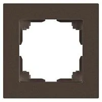 Рамка 1-м СП Accent 6-501-08 бронза Intro Б0063765