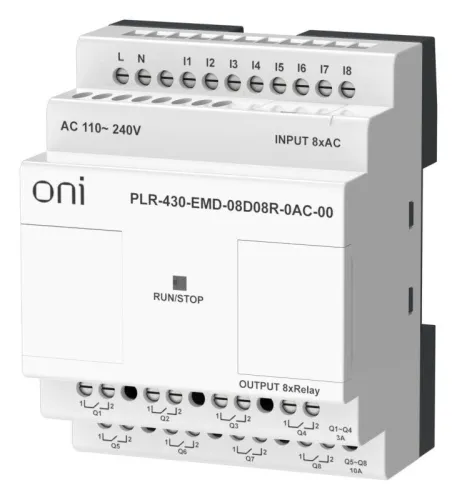 Модуль расширения входов выходов ПЛК 430 8 DI 8 RO 220В AC ONI PLR-430-EMD-08D08R-0AC-00 фото 5