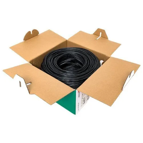 Кабель витая пара U/UTP кат.5E 4 пары solid внешн. LDPE черн. TERACOM EKF TRC-5EUTP-04PE-BK-OUT3 фото 6