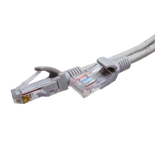 Патч-корд UTP 5e 4х2 26AWG (7х0.16мм) Cu LSZH 5м сер. SUPRLAN 10-0145 фото 2