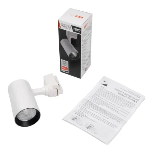 Светильник светодиодный трековый PTR 1725 25Вт 4000К IP40 24град. WH бел. Pro JazzWay 5026148 фото 9