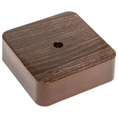 Коробка разветвительная КМР-030-030кг 75х75х26 с клеммником темн. дерево EKF plc-kmr-030-030kg-t фото 6