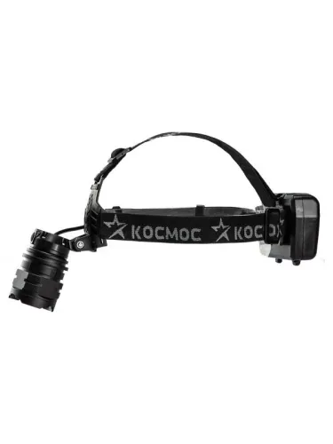 Фонарь налобный аккум. 10Вт Laser LED/Li-ion18650 3х1200мА.ч алюм. КОСМОС (KOC854Lit) фото 5