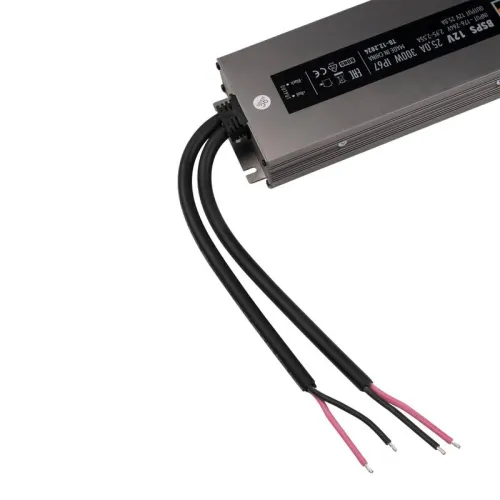 Блок питания для светодиод. ленты BSPS 12В 25.00А=300Вт IP67 JazzWay 5062085 фото 10