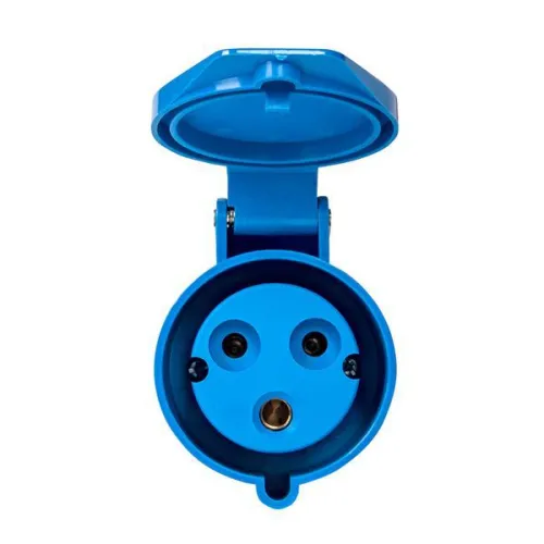 Розетка кабельная 32А 220В 2Р+РЕ IP44 (223) EKF ps-223-32-220 фото 2