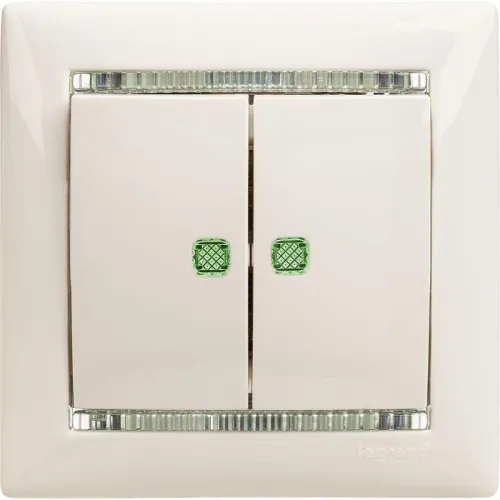 Рамка 1-м Valena бел./крис. Leg 774461 фото 18