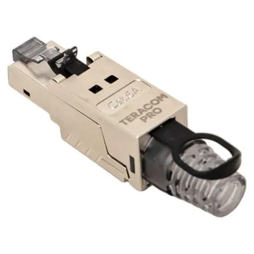 Коннектор полевой заделки RJ45 (8P8C) STP экранир. для кабеля кат.6A TERACOM PRO EKF TRP-PLUG-6ASTP-FST фото 6