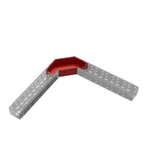 Угол для лотка горизонтальный 90град. 100х80 сталь 1мм "ПЛЮС" GLplus90-80-100 КМ PL0433 фото 2