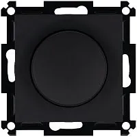 Светорегулятор поворотно-нажимной универс. (диммер) 3-500Вт LED 3-250Вт HV - 500Вт механизм бел. Jasmart G4012PB-500RV